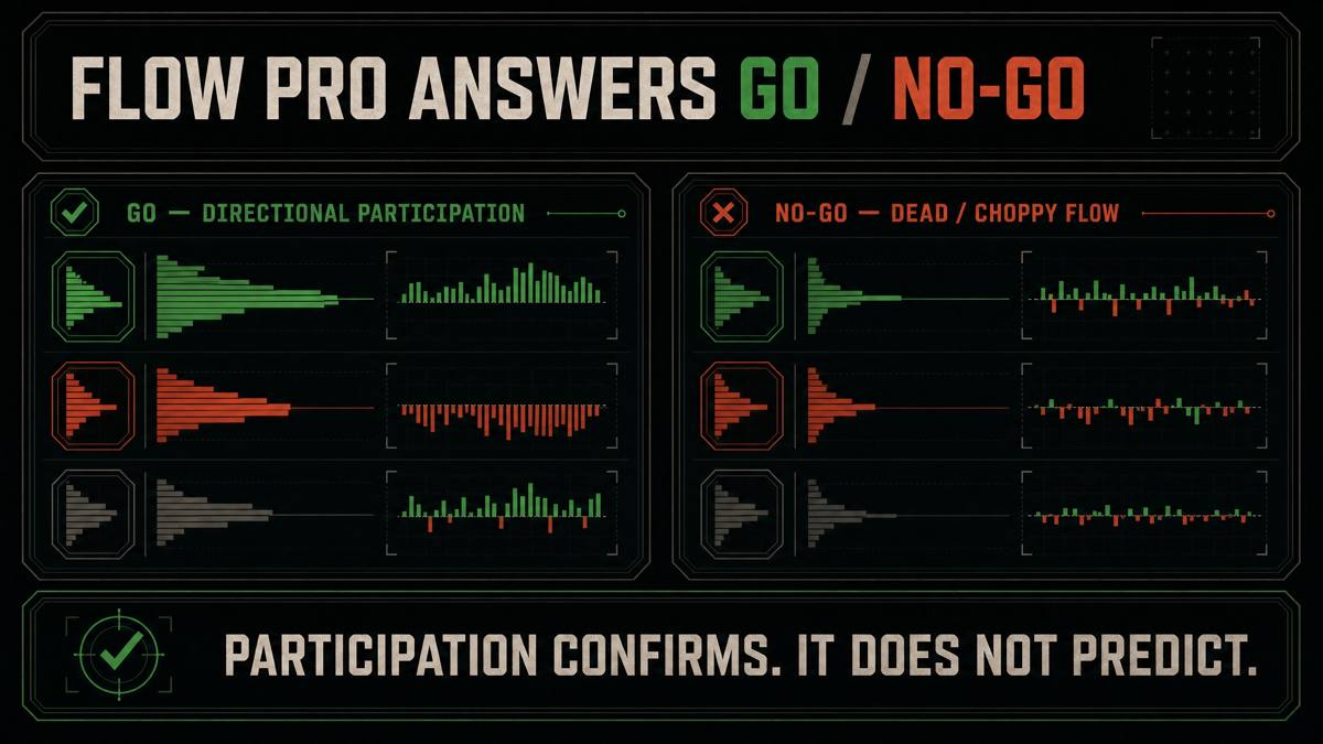 Flow Pro answers go or no-go